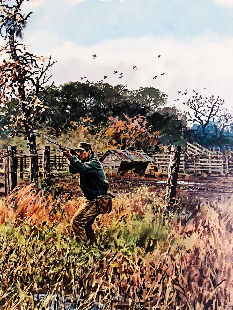 John P. Cowan Late Season Doves Lithograph Artist Proof Year 1993