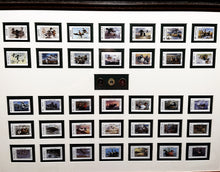 Load image into Gallery viewer, Texas Waterfowl Duck Stamps Complete Set 1981 To 2015 With Shotshell Shadow Box - Brand New Super Custom Sporting Frame