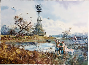 Chance Yarbrough Mourning Dove Memories - Artist Proof Edition - Full Sheet GiClee - Brand New Super Custom Sporting Frame