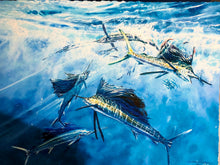 Load image into Gallery viewer, Chance Yarbrough - Surface Action Sails - Full Sheet GiClee - Brand New Custom Sporting Frame