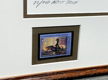 Load image into Gallery viewer, Adam Grimm 2000 Federal Migratory Duck Stamp Print With Double Stamps Artist Proof - Brand New Custom Sporting Frame