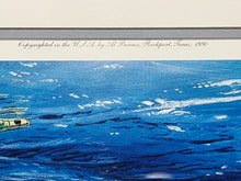 Load image into Gallery viewer, Al Barnes &quot;Double Play&quot; Lithograph Number 376 Of 400 Coastal Conservation Association CCA - Brand New Custom Sporting Frame