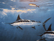 Load image into Gallery viewer, Al Barnes &quot;Double Take&quot; Lithograph Gulf Coastal Conservation Association GCCA CCA - Brand New Custom Sporting Frame
