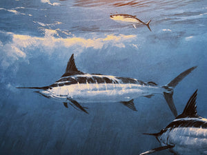 Al Barnes "Double Take" Lithograph Gulf Coastal Conservation Association GCCA CCA - Brand New Custom Sporting Frame