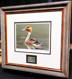 Burton Moore 1986 Federal Duck Stamp Print With Stamp - Brand New Super Custom Sporting Frame