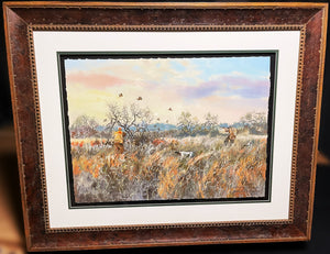 Chance Yarbrough A Good Start GiClee Half Sheet - Artist Proof - Brand New Custom Sporting Frame