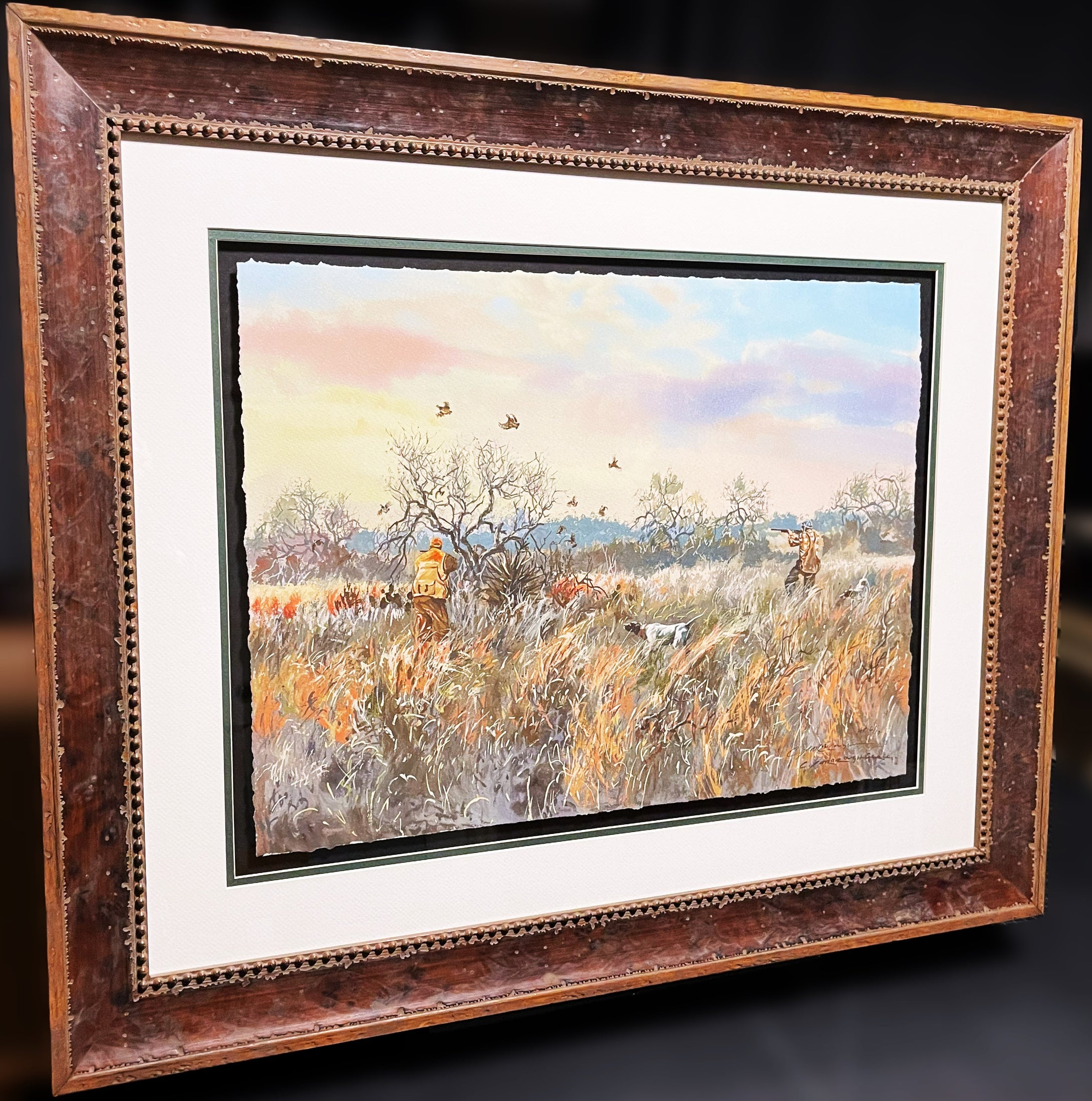 Chance Yarbrough A Good Start GiClee Half Sheet - Artist Proof - Brand New Super Custom Sporting Frame