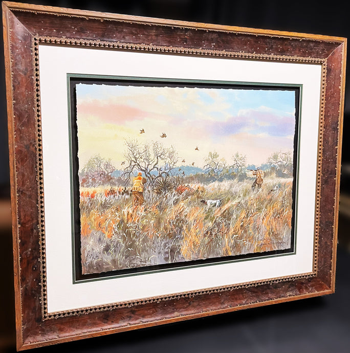 Chance Yarbrough A Good Start GiClee Half Sheet - Artist Proof - Brand New Super Custom Sporting Frame