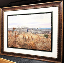 Load image into Gallery viewer, Chance Yarbrough Cooper Dog Artist Proof GiClee Full Sheet - Brand New Custom Sporting Frame