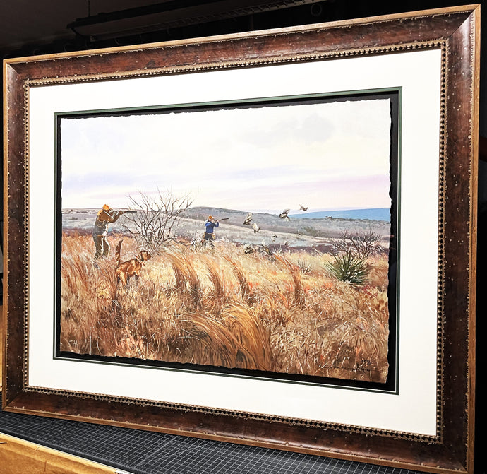 Chance Yarbrough Cooper Dog GiClee Full Sheet - Artist Proof Edition - Brand New Super Custom Sporting Frame