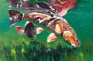 Chance Yarbrough - Crab Fly - Artist Proof - Half Sheet GiClee Print - Brand New Custom Sporting Frame