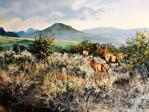 Chance Yarbrough Bow Hunting Trophy Elk Full Sheet GiClee - Artist Proof - Brand New Super Custom Sporting Frame