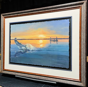Chance Yarbrough Firepoon GiClee Half Sheet - Brand New Super Custom Sporting Frame