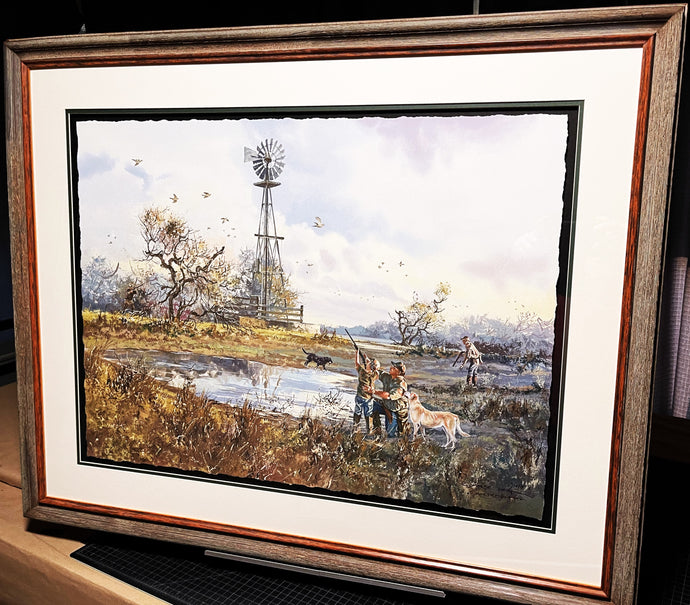 Chance Yarbrough Mourning Dove Memories - Artist Proof Edition - Full Sheet GiClee - Brand New Super Custom Sporting Frame