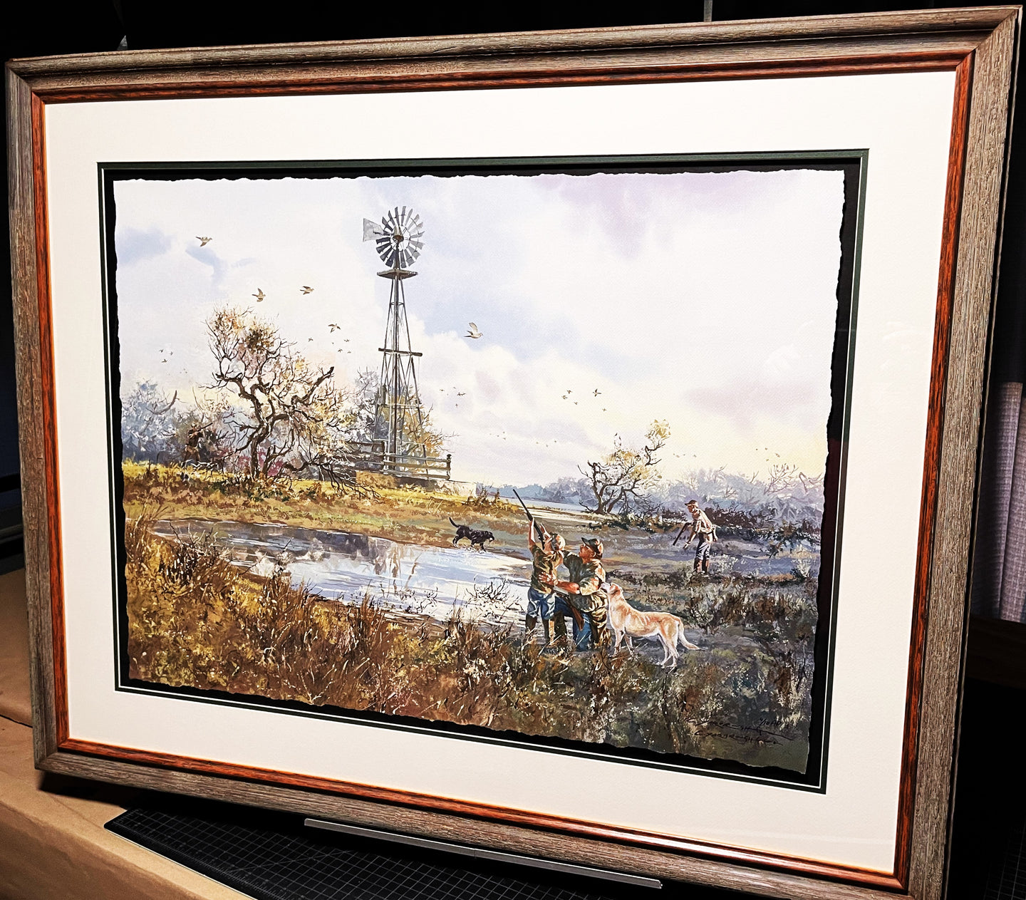 Chance Yarbrough - Mourning Dove Memories - Artist Proof Edition - Full Sheet GiClee - Brand New Custom Sporting Frame