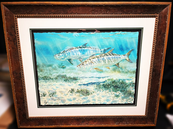 Chance Yarbrough Pair At Eleven GiClee Half Sheet - Artist Proof - Brand New Super Custom Sporting Frame