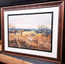 Load image into Gallery viewer, Chance Yarbrough Quail Country Covey GiClee Full Sheet - Artist Proof Edition  - Brand New Super Custom Sporting Frame