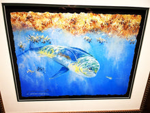 Load image into Gallery viewer, Chance Yarbrough Sargasso Stalker GiClee Deep Sea Bull Dorado - Brand New Custom Sporting Frame