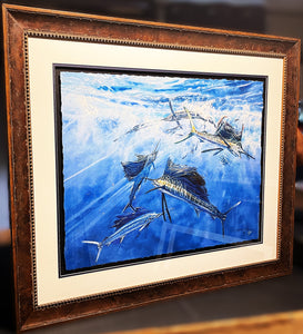 Chance Yarbrough Surface Action Sails GiClee Full Sheet - Brand New Super Custom Sporting Frame