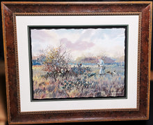 Load image into Gallery viewer, Chance Yarbrough Tribute To Herb GiClee Half Sheet - Quail Hunting With Herb Booth - Brand New Super Custom Sporting Frame
