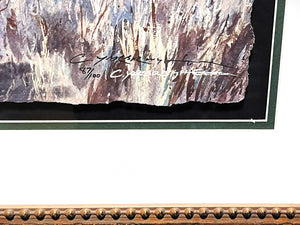 Chance Yarbrough Tribute To Herb GiClee Half Sheet - Quail Hunting With Herb Booth - Brand New Super Custom Sporting Frame