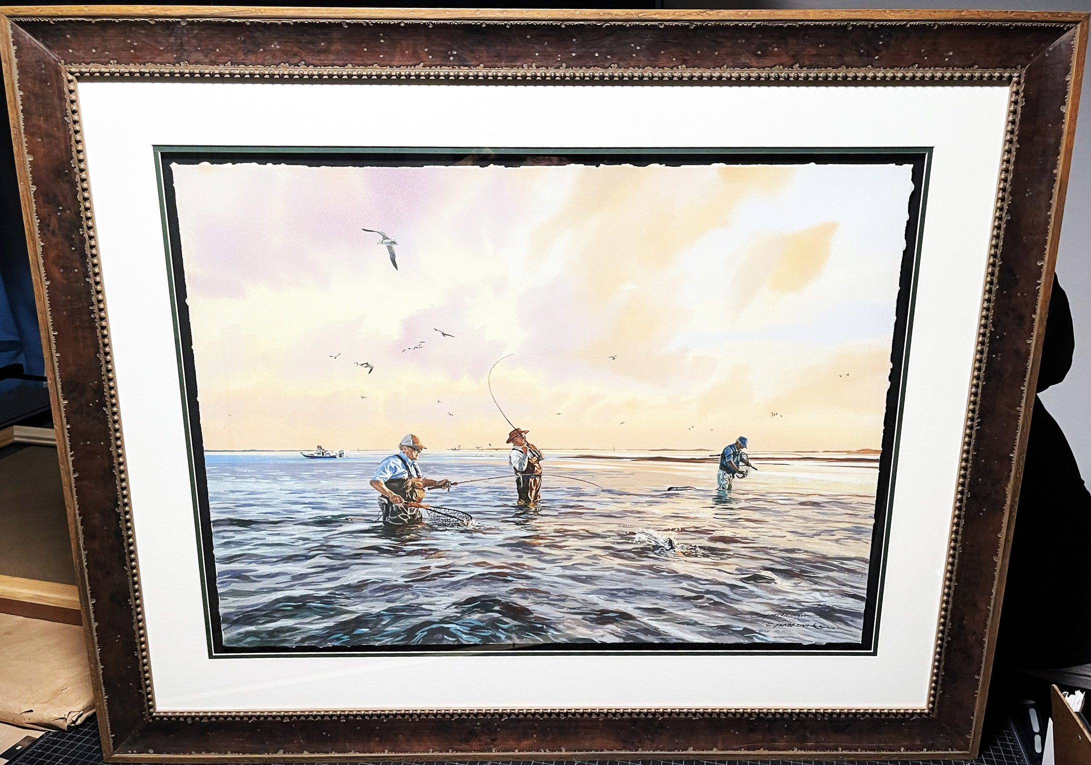 Chance Yarbrough What A Day GiClee Full Sheet Artist Proof - Brand New Super Custom Sporting Frame
