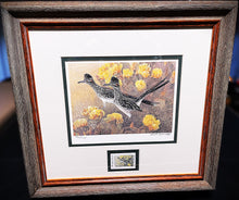 Load image into Gallery viewer, Charles Beckendorf 1995 Texas Non-Game Stamp Print With Stamp - Brand New Super Custom Sporting Frame