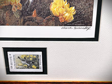 Load image into Gallery viewer, Charles Beckendorf 1995 Texas Non-Game Stamp Print With Stamp - Brand New Super Custom Sporting Frame