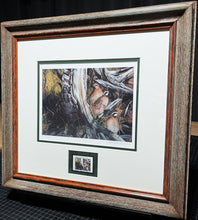 Load image into Gallery viewer, Charles McKay Freeman - &quot;2000 Quail Unlimited Stamp Print With Stamp&quot; - Brand New Custom Sporting Frame
