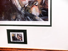 Load image into Gallery viewer, Charles McKay Freeman - &quot;2000 Quail Unlimited Stamp Print With Stamp&quot; - Brand New Custom Sporting Frame