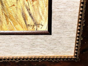 Clay McGaughy Quail In Flight Original Water Color Painting Full Sheet - Brand New Super Custom Sporting Frame