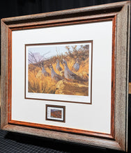 Load image into Gallery viewer, Eldridge Hardie - 2007 Texas Upland Game Bird Stamp Print With Stamp - Brand New Custom Sporting Frame