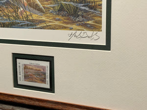 Herb Booth 2008 Texas Saltwater Stamp Print With Stamp - Brand New Custom Sporting Frame