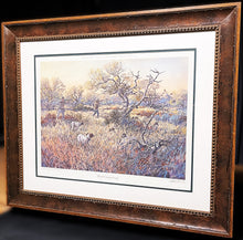 Load image into Gallery viewer, Herb Booth Brush Country Covey - Lithograph - Brand New Super Custom Sporting Frame