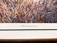 Load image into Gallery viewer, Herb Booth Brush Country Covey - Lithograph - Brand New Super Custom Sporting Frame