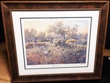 Load image into Gallery viewer, Herb Booth Brush Country Covey - Lithograph - Brand New Super Custom Sporting Frame
