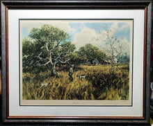 Load image into Gallery viewer, Herb Booth Good Sport Lithograph Quail Hunting Year 1977 - Brand New Custom Sporting Frame
