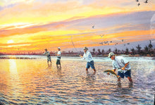 Load image into Gallery viewer, Herb Booth - Red Fishing - GiClee Full Sheet - Brand New Custom Sporting Frame