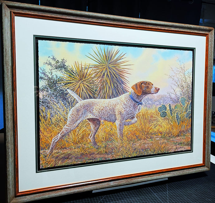 Herb Booth Steady Biggin' GiClee Full Sheet - Brand New Super Custom Sporting Frame