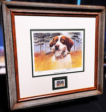 Load image into Gallery viewer, James Killen 1991 Quail Unlimited Stamp Print W Stamp - Brand New Super Custom Sporting Frame