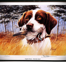 Load image into Gallery viewer, James Killen 1991 Quail Unlimited Stamp Print W Stamp - Brand New Super Custom Sporting Frame