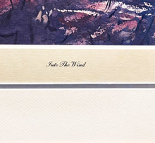 Load image into Gallery viewer, Jerry Newman Into The Wind Lithograph Print - Brand New Super Custom Sporting Frame