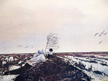 Load image into Gallery viewer, Jerry Newman Into The Wind Lithograph Print - Brand New Super Custom Sporting Frame