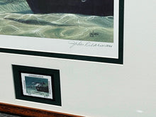 Load image into Gallery viewer, John Dearman 1996 Coastal Conservation Association CCA Stamp Print With Stamp - Brand New Super Custom Sporting Frame