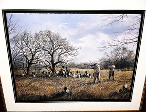 John Dearman Cactus Covey - GiClee Full Sheet - Brand New Super Custom Sporting Frame