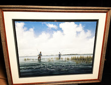 Load image into Gallery viewer, John Dearman Chasin&#39; Mullet - GiClee Half Sheet - Brand New Super Custom Sporting Frame