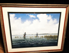 Load image into Gallery viewer, John Dearman  Chasin&#39; Mullet - GiClee Half Sheet - Brand New Custom Sporting Frame