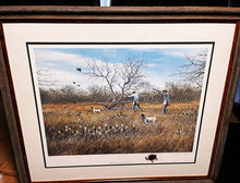 Load image into Gallery viewer, John Dearman Clear Covey Lithograph With Rare Pointer Remarque - Brand New Custom Sporting Frame