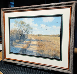 John Dearman Dove 2011 - Half Sheet GiClee - Brand New Super Custom Sporting Frame