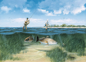 John Dearman - "Golden Moment" - Framed GiClee - Number 75 of 150 Full Sheet - Brand New Custom Sporting Frame
